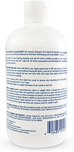 Schooltime pesticide free lice elimination shampoo for sensitive skin.