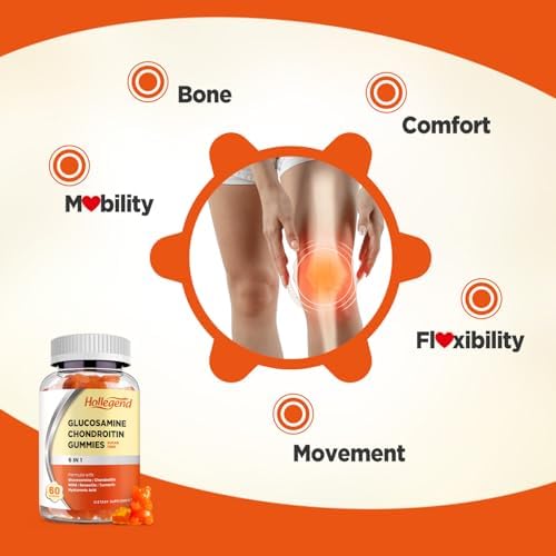 Glucosamine Chondroitin Gummies Sugar Free, Gummies Supplements for Adults Men & Women, 60 Count - Image 5