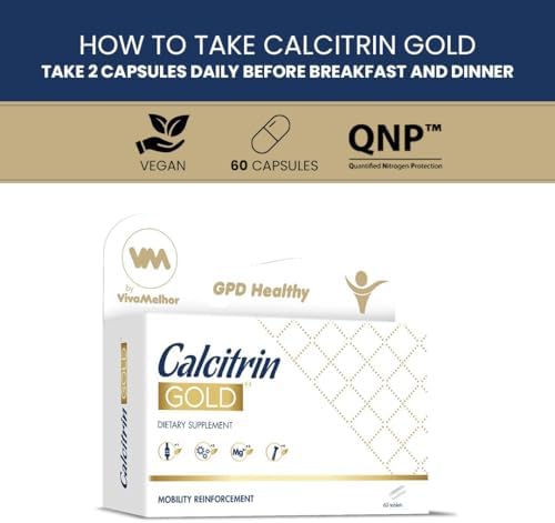 Calcitrin Gold Dietary Supplement, Mobility Reinforcement, 60 Tablets - Image 4