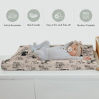 Kastlee western unisex baby changing pad cover angled showcase