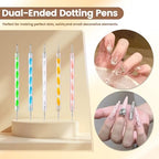 Collection of nail buffers and toe separators for pedicure kit