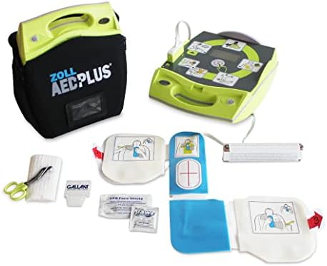 Zoll AED Plus defibrillator with CPR-D-padz electrode sensors