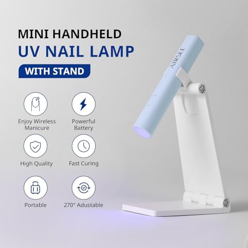 Close up of the concentrated UV lamp beads with transparent protective cover on the AIRSEE nail light