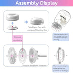 Difking authentic USA imported breast pump maintenance kit detailing components.