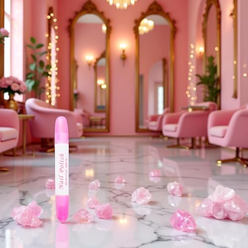 Essivox pink nail erase pen showing the precision tip
