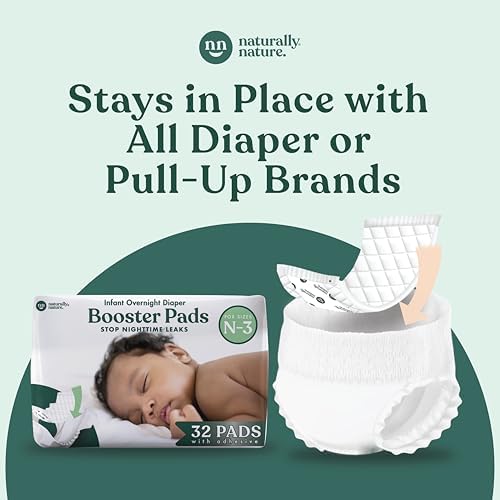 Naturally Nature diaper inserts for heavy wetters side view