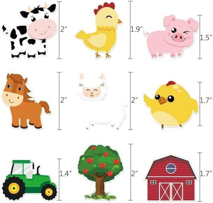 Wernnsai 36 piece barnyard party supplies pack