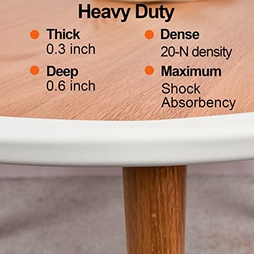 White foam edge guard for furniture safety