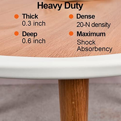 White foam edge guard for furniture safety