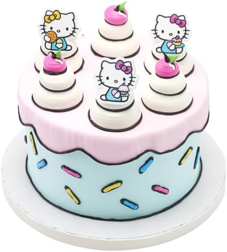 Assorted Hello Kitty and Mimmy themed cake decorating rings