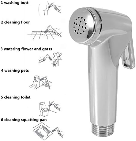 Components of Haofy handheld bidet sprayer for easy assembly