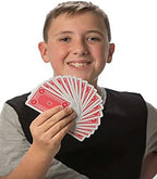 Back of box packaging for Marvin's Magic mind blowing tricks displaying age range and features