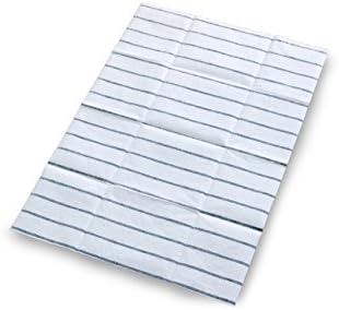 Baby Bright disposable diaper changing pads stack showing stripe pattern