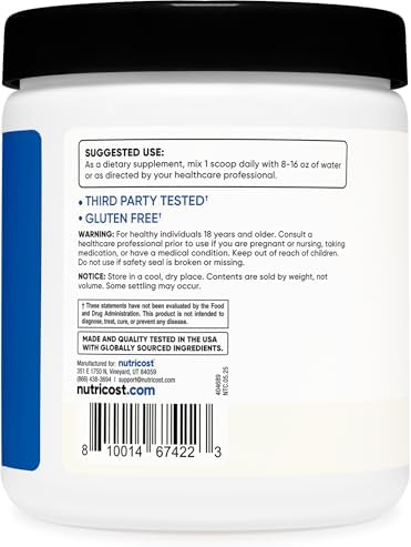 Vegetarian friendly amino acid powder for post workout hydration and repair