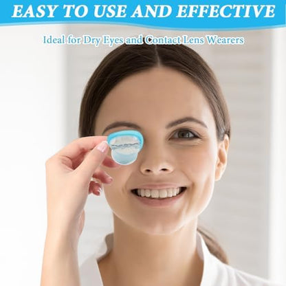 Compact travel-sized eye wash cups for refreshing tired eyes on the go.