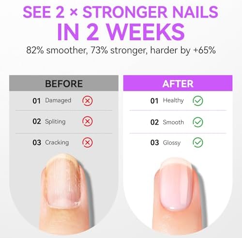Gelike Ec 15ml nail strengthener providing assistance with healthy growth