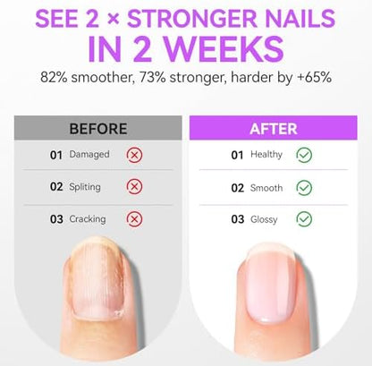 Gelike Ec 15ml nail strengthener providing assistance with healthy growth