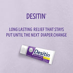 Desitin forty percent zinc oxide baby diaper rash paste packaging details