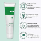 ZnnaYoha alcohol free skin barrier paste tube displayed on a clean medical backdrop.