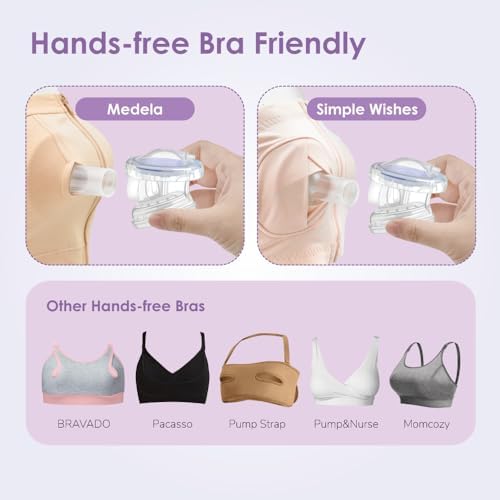 Premium BPA free Maymom 17mm flange set packaging contents displayed