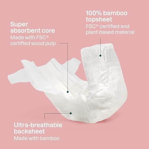 Close up of bamboo fiber material in Attitude diapers