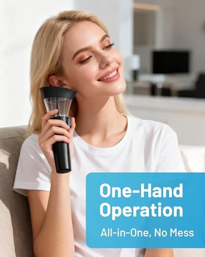 Yumika Manual Ear Cleaner showcasing the soft silicone tip attachment designed for safe water-powered earwax removal.