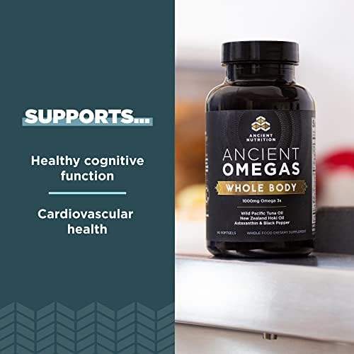 Ancient Nutrition Omegas Whole Body capsule softgel closeup