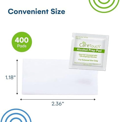 Sterile 2-ply medium antiseptic wipes for medical skin preparation
