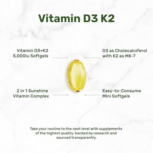 Close up of Deal Supplement 5000 IU softgels texture