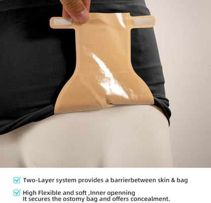JDVBDNK Hernia Support Garment double layer breathable fabric texture