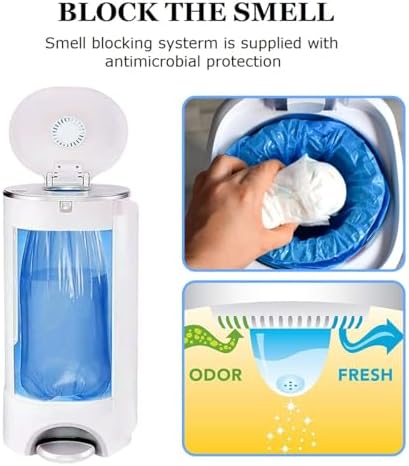 Quexiaokang Spehulg diaper pail refills eight pack box display