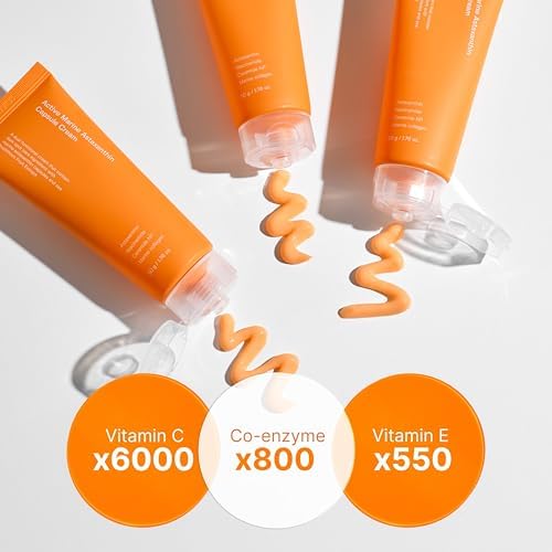 Side view of SUNGBOON EDITOR Astaxanthin moisturizer showing international product details