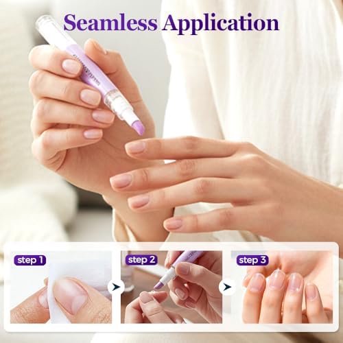 Close up of the ceramic tip exfoliating dead skin and pushing back cuticles gently on a fingernail.