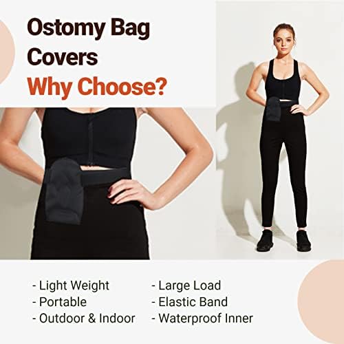 DANLIKT colostomy bag cover showing secure pouch containment design