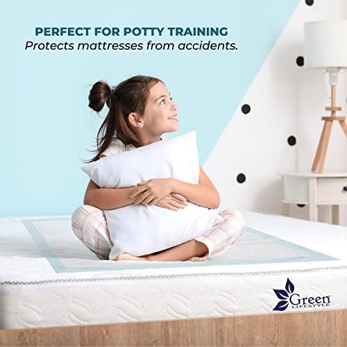 Side profile view demonstrating the thin yet highly absorbent multi-layer composition of Green Lifestyle chucks.