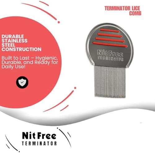 Authentic Nit Free Terminator packaging for head lice treatment