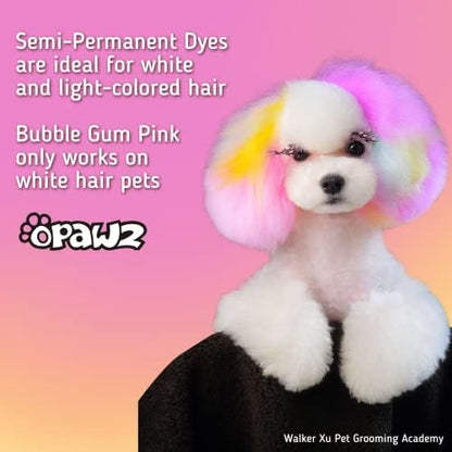 Top view of Opawz non-toxic pet dye container