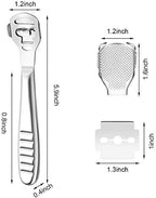 Codream callus shaver kit showing ten replacement blades and file head