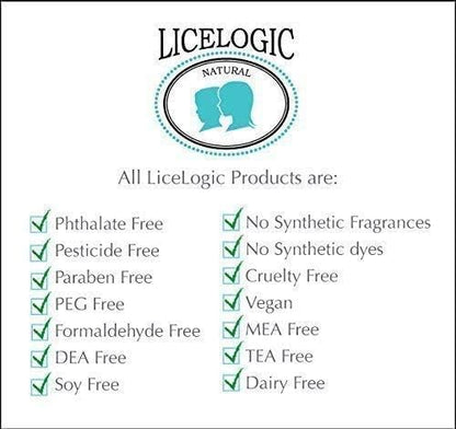 Authentic imported LiceLogic hair spray for repelling super lice and nits