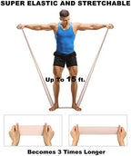 Latex free stretch bandage for ankle and foot sprain recovery.