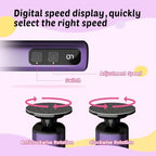 Dolcevitae 9-speed pedicure tool with digital display and charging port.