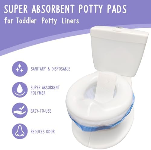 Reflyaway travel potty training pads stacked view