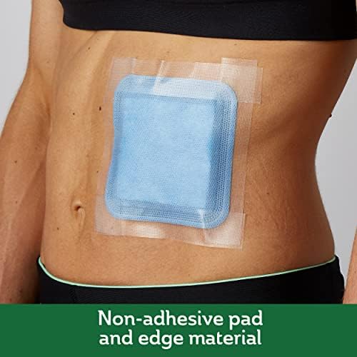 Three pack bundle of Curad super absorbent dressings for managing heavy post-surgery drainage.