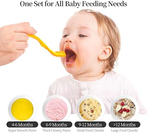 Plodon baby food maker small chopper filled with fresh organic vegetable puree.