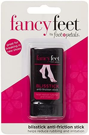 Invisible shoe rubbing protection balm for heels and sandals.