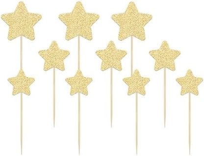 Authentic Gyufise glitter star cake decoration supplies for events