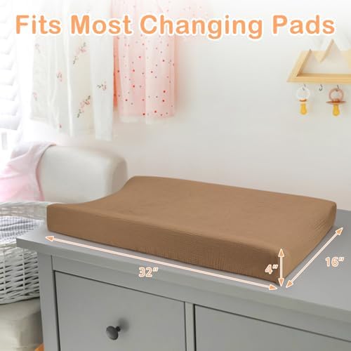 Packaging overview for Accmor muslin baby changing pad cover set