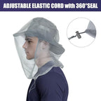 User wearing Homeya head net while fishing in the outdoors