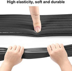 Baby Proofing Edge Corner Protector, 16.4 ft Edge Guards Padding with 3M Adhesive, Extra-Wide Soft NBR Rubber Foam Padding, Furniture,Sharp Edge Safety Corner Edge Bumper Guard-Black - Image 5