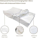 Fond + Found waterproof baby changing pad on dresser top